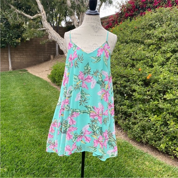 Peach Love Tropical Dress - Picture 2 of 10